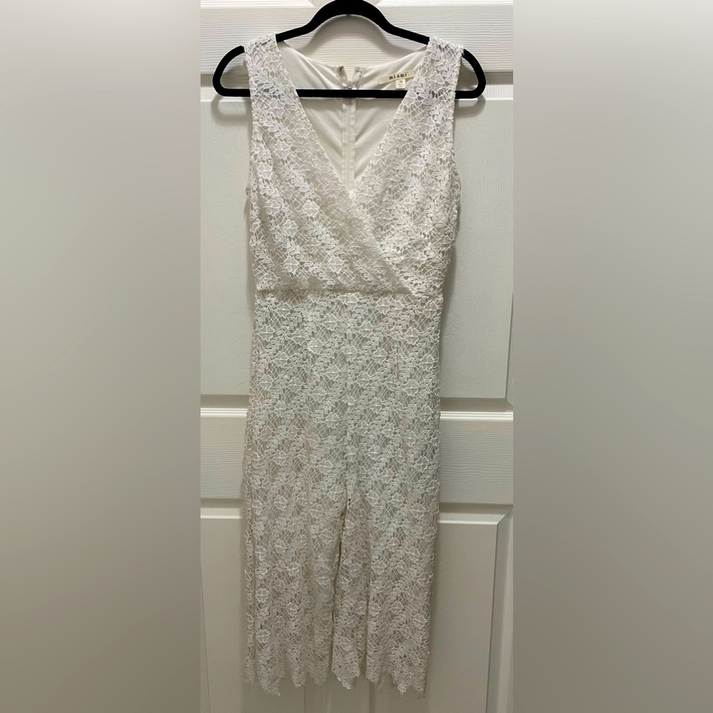 Miami Strapless White Lace Dress